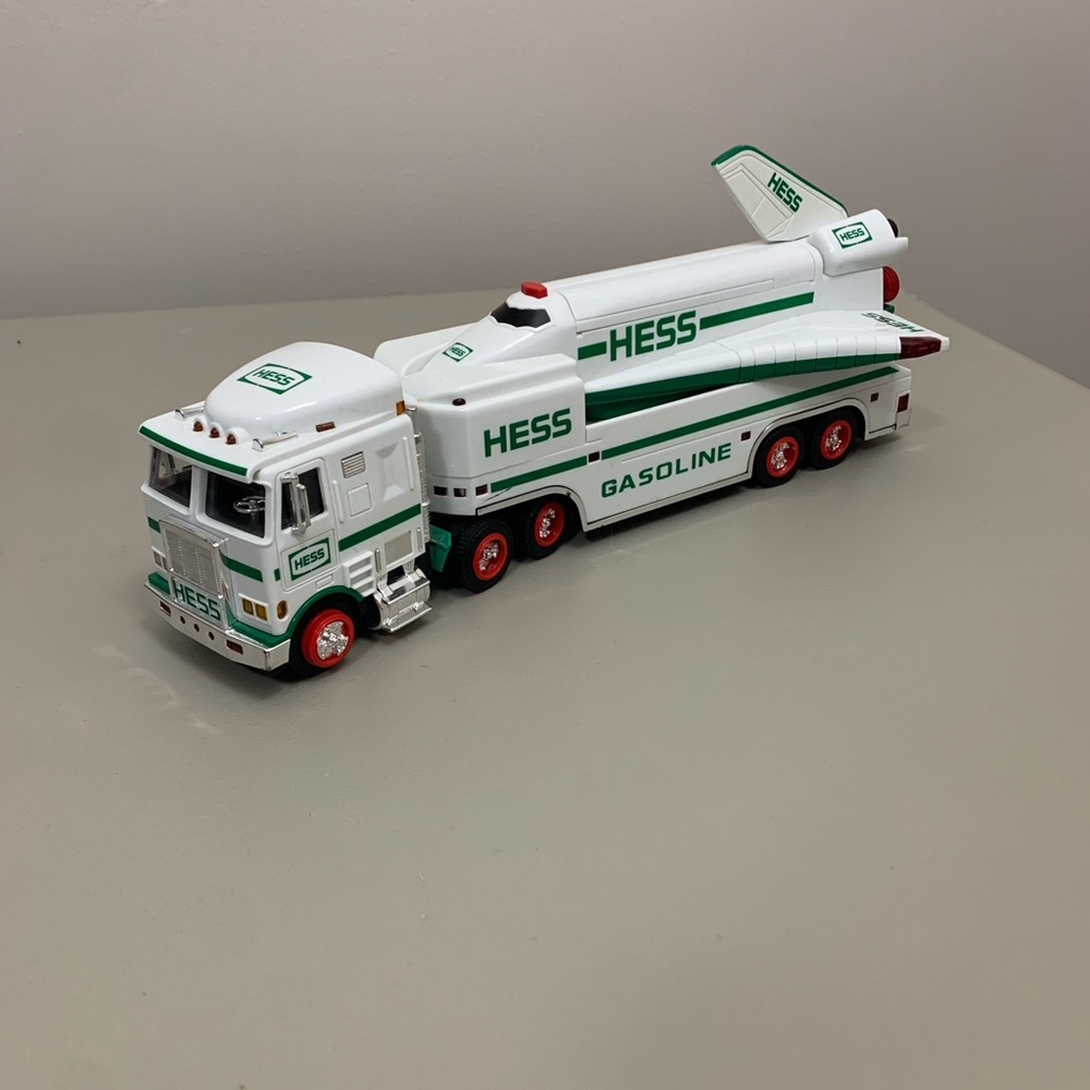 Green and White Toy Truck